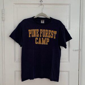 Vintage Navy Cotton Graphic Tee